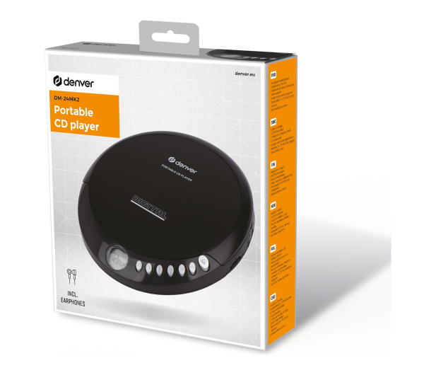 Denver Discman Denver DM-24MK2 czarny - 1534933 - zdjęcie